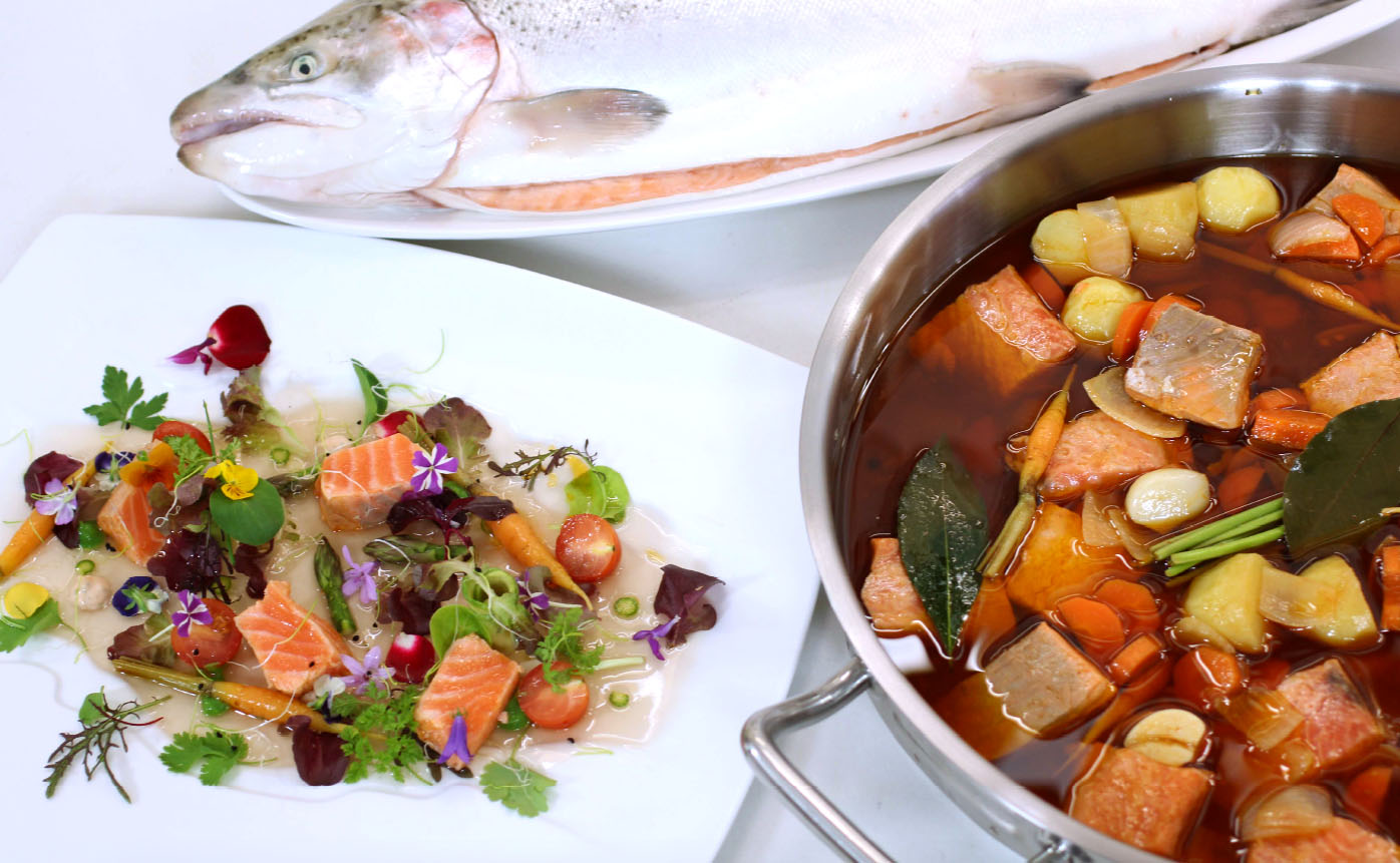 Salmón en escabeche