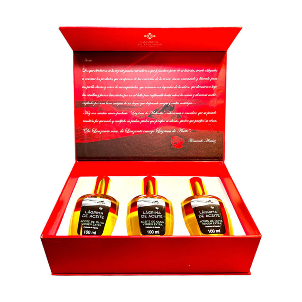 ACEITE DE OLIVA VIRGEN EXTRA LAGRIMA DE MALVASIA PACK DE 3 UNIDADES